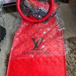 Red Car Mats